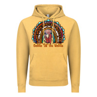Vintage Mustard gobble till you wobble thanksgiving rainbow Vintage Hoodie - RanaPortraitStore