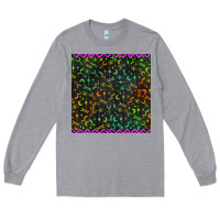Heather Grey halloween witch symbols seamless pattern Long Sleeve Tee - BundleAndBundleShop