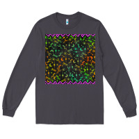 Smoke halloween witch symbols seamless pattern Long Sleeve Tee - BundleAndBundleShop