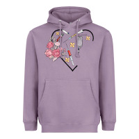 Lavender phlebotomy add your name Heavyweight Hoodie - MaliasSmallBusiness