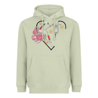Matcha phlebotomy add your name Heavyweight Hoodie - MaliasSmallBusiness