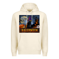 Tofu Black Cat Halloween Premium Hoodie - LillyAllenDesigns