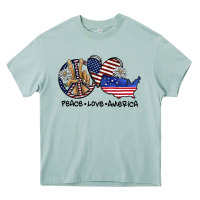 Arona peace love america Heavy Core Tee - SublimationCraftShop