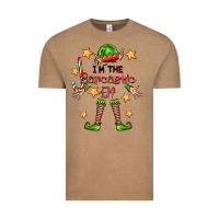 Vintage Coffee im the sarcastic elf Vintage Tee - FaDigitalArtStudio