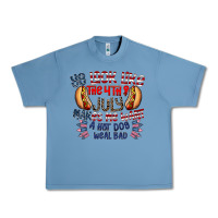 Pebble Blue you look like the 4th of july makes me want a hot dog weal bad Urban Heavy Tee - CowhideDigitalArt