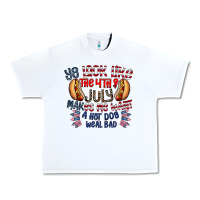 White you look like the 4th of july makes me want a hot dog weal bad Urban Heavy Tee - CowhideDigitalArt