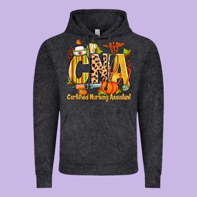 Fall Cna Certified Nursing Assistant Vintage Hoodie Designed By Zillion Design Studio