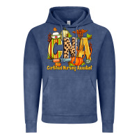 Vintage Denim fall cna certified nursing assistant Vintage Hoodie - Zillion Design Studio