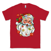 Red santa with little christmas Classic Tee - AdoDesignShop