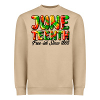 Mushroom juneteenth free ish since 1865 Heavyweight Sweatshirt - HRA Design Shop