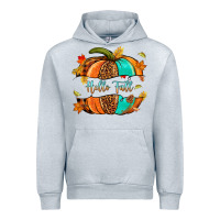 Heather Grey pumpkin hello fall Urban Hoodie - NancyCooperArtShop