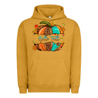 Pigment Peanut Butter pumpkin hello fall Urban Hoodie - NancyCooperArtShop