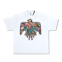 White gypsy soul thunderbird Urban Heavy Tee - BarkalooDesign
