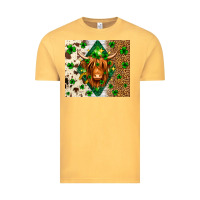 Vintage Mustard St. Patrick's Day Highland cow Vintage Tee - Neo Western