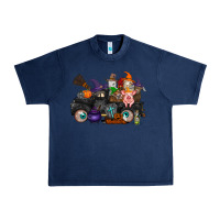 Navy halloween farm animals truck Urban Heavy Tee - RacoonDesign