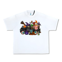 White halloween farm animals truck Urban Heavy Tee - RacoonDesign
