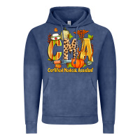 Vintage Denim fall cma certified medical assistant Vintage Hoodie - Zillion Design Studio