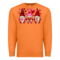Carrot valentines day gnomies with heart balloon Premium Sweatshirt - NancyCooperArtShop