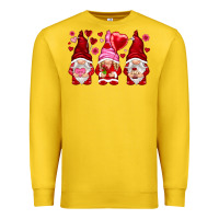 Lemon valentines day gnomies with heart balloon Premium Sweatshirt - NancyCooperArtShop