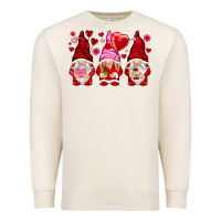 Sandshell valentines day gnomies with heart balloon Premium Sweatshirt - NancyCooperArtShop