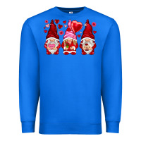 True Royal valentines day gnomies with heart balloon Premium Sweatshirt - NancyCooperArtShop