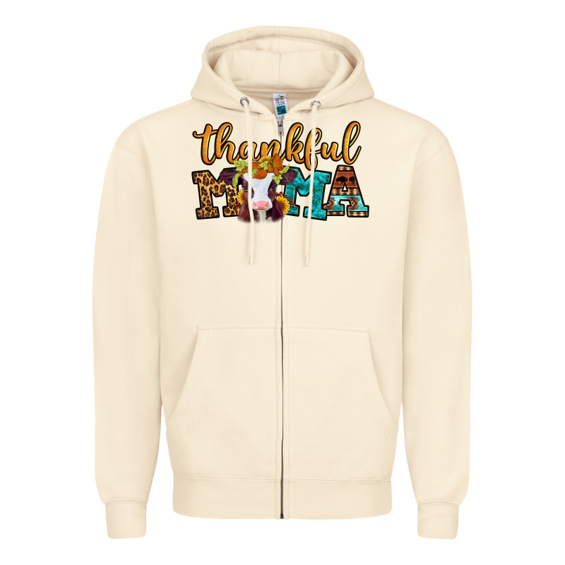 Thankful Mama Baby Calf Zipper Hoodie by Jasminsmagicworld | Teevron