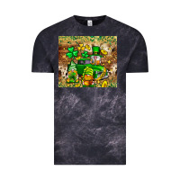 Cloud Black St. Patrick's Day gnomies truck tumbler Vintage Tee - Neo Western