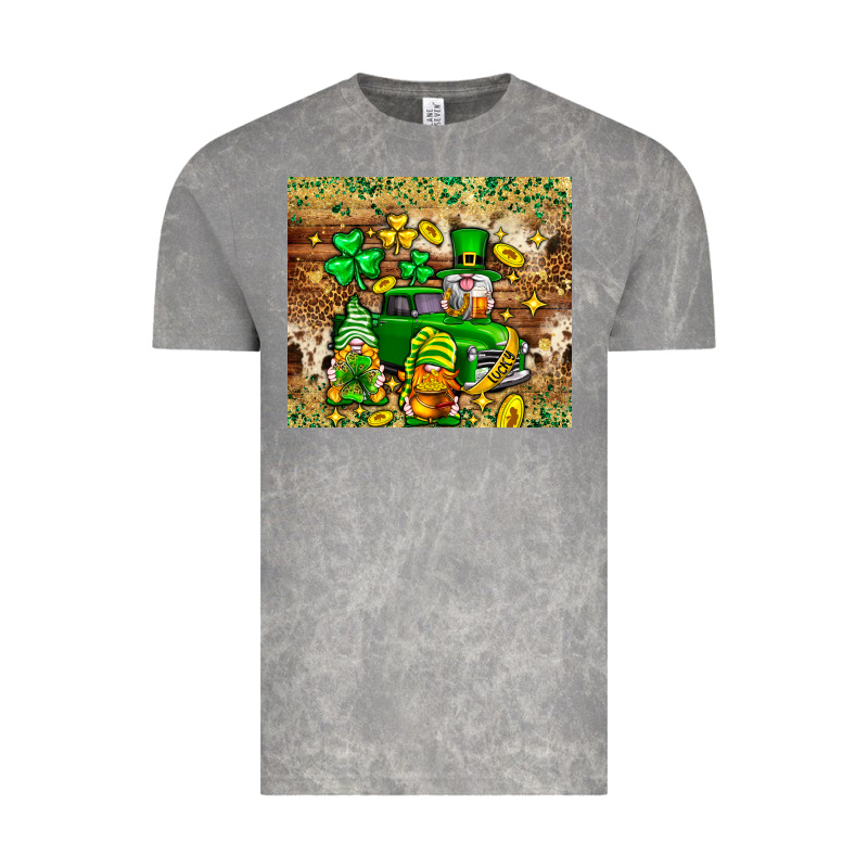 St. Patrick's Day Gnomies Truck Tumbler Vintage Tee by Neo Western | Teevron