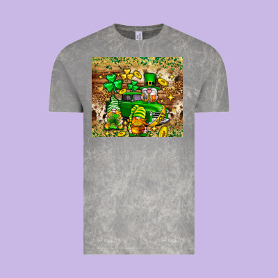 St. Patrick's Day Gnomies Truck Tumbler Vintage Tee Designed By Neo Western