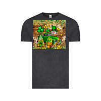 Vintage Black St. Patrick's Day gnomies truck tumbler Vintage Tee - Neo Western