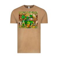 Vintage Camel St. Patrick's Day gnomies truck tumbler Vintage Tee - Neo Western
