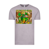 Vintage Zinc St. Patrick's Day gnomies truck tumbler Vintage Tee - Neo Western