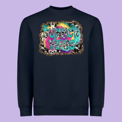 Summer Vibes Heavyweight Sweatshirt Designed By Sublimationcraftshop