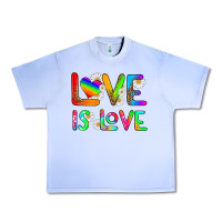 Grape Ice love is love Urban Heavy Tee - HRA Design Shop