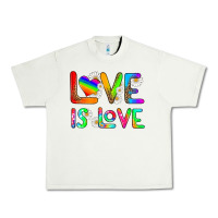 Pistachio love is love Urban Heavy Tee - HRA Design Shop