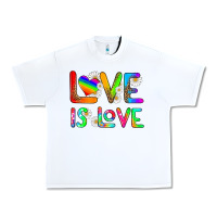 White love is love Urban Heavy Tee - HRA Design Shop
