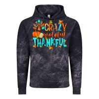 Cloud Black crazy grateful thankful Vintage Hoodie - Zillion Design Studio