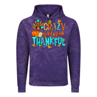 Cloud Purple crazy grateful thankful Vintage Hoodie - Zillion Design Studio