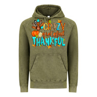 Vintage Olive crazy grateful thankful Vintage Hoodie - Zillion Design Studio