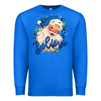 True Royal believe winter christmas santa claus Premium Sweatshirt - MaliasSmallBusiness