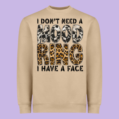 I Dont Need A Mood Ring I Have A Face Heavyweight Sweatshirt Designed By Cowhidedigitalart