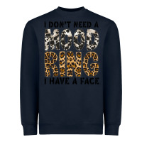 Navy i dont need a mood ring i have a face Heavyweight Sweatshirt - CowhideDigitalArt