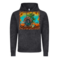 Vintage Black turkey and pumpkins Vintage Hoodie - RanaPortraitStore