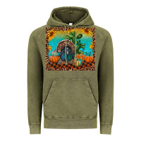 Vintage Olive turkey and pumpkins Vintage Hoodie - RanaPortraitStore