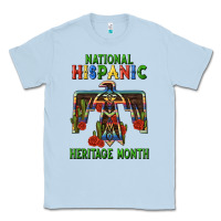 Dusty Blue thunderbird hispanic heritage month Classic Tee - BundleAndBundleShop
