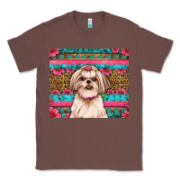 Chestnut shih tzu floral tumbler Classic Tee - JahusDesignShop