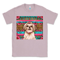 Lilac shih tzu floral tumbler Classic Tee - JahusDesignShop
