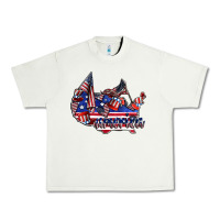 Pistachio america Urban Heavy Tee - CowhideDigitalArt