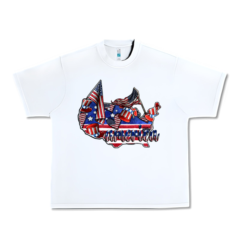 America Urban Heavy Tee by CowhideDigitalArt | Teevron