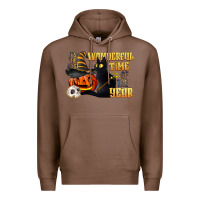Chestnut wonderful time of the year halloween Premium Hoodie - LillyAllenDesigns